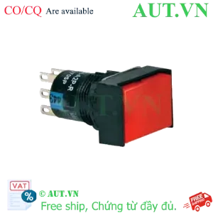 Ảnh của Nút nhấn nhả có đèn 24V AL6H-M24RC Idec D16, màu đỏ