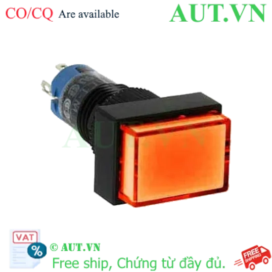 Ảnh của Nút nhấn nhả có đèn IDEC AL1H-M11A 2.0VDC D10 1NO+1NC (Hổ phách)