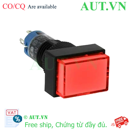 Ảnh của Nút nhấn nhả có đèn IDEC AL1H-M11R 2.0VDC D10 1NO+1NC (Đỏ)