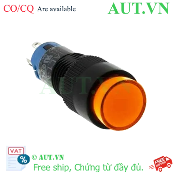 Ảnh của Nút nhấn nhả có đèn IDEC AL1M-M11A 2.0VDC D10 1NO+1NC (Hổ phách)