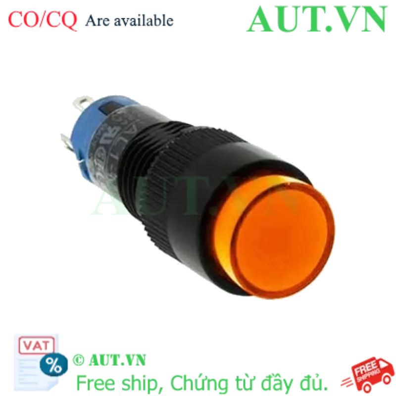 Ảnh của Nút nhấn nhả có đèn IDEC AL1M-M11A 2.0VDC D10 1NO+1NC (Hổ phách)