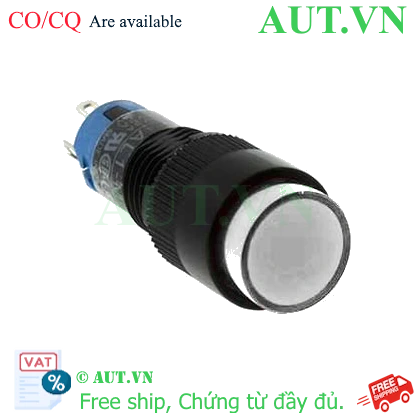 Ảnh của Nút nhấn nhả có đèn IDEC AL1M-M11JW 2.7VDC D10 1NO+1NC (Trắng)