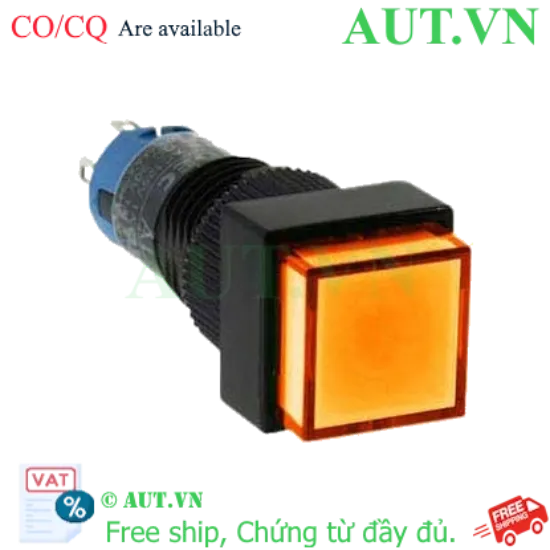 Ảnh của Nút nhấn nhả có đèn IDEC AL1Q-M11A 2.0VDC D10 1NO+1NC (Hổ phách)