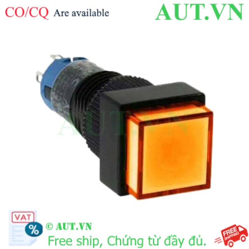 Ảnh của Nút nhấn nhả có đèn IDEC AL1Q-M11A 2.0VDC D10 1NO+1NC (Hổ phách)