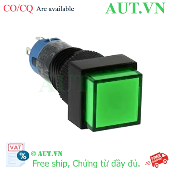 Ảnh của Nút nhấn nhả có đèn IDEC AL1Q-M11G 2.9VDC D10 1NO+1NC (Xanh)