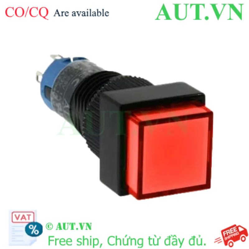 Ảnh của Nút nhấn nhả có đèn IDEC AL1Q-M11R 2.0VDC D10 1NO+1NC (Đỏ)