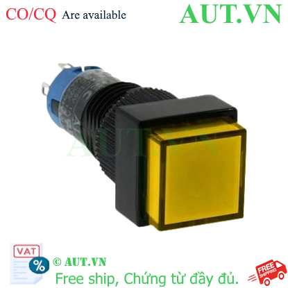 Ảnh của Nút nhấn nhả có đèn IDEC AL1Q-M11Y 2.7VDC D10 1NO+1NC (Vàng)