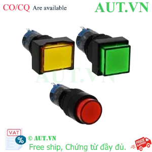 Ảnh của Nút nhấn nhả có đèn IDEC AL2H-M11Y 2.7VDC D12 1NO+1NC (Vàng)