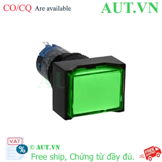 Ảnh của Nút nhấn nhả có đèn IDEC AL2H-M21G 2.9VDC D12 2NO+2NC (Xanh)