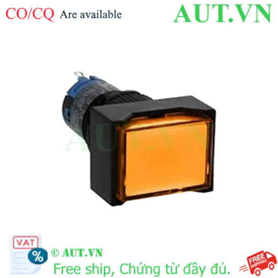 Ảnh của Nút nhấn nhả có đèn IDEC AL2H-M21PA 2.0VDC D12 2NO+2NC (Hổ phách)