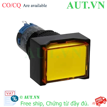 Ảnh của Nút nhấn nhả có đèn IDEC AL2H-M21Y 2.7VDC D12 2NO+2NC (Vàng)