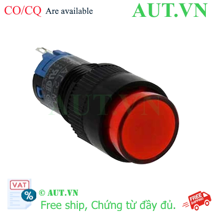 Ảnh của Nút nhấn nhả có đèn IDEC AL2M-M11R 2.0VDC D12 1NO+1NC (Đỏ)