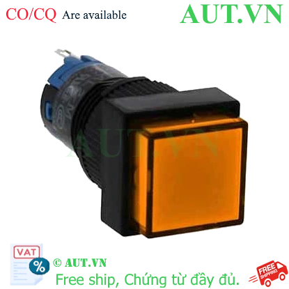 Ảnh của Nút nhấn nhả có đèn IDEC AL2Q-M21A 2.0VDC D12 2NO+2NC (Hổ phách)