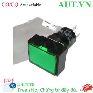Ảnh của Nút nhấn nhả có đèn IDEC AL6G-M14G 24VAC/DC D16 1NO+1NC (Xanh)
