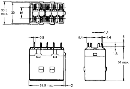 Ảnh của Relay trung gian Omron G7J-4A-P AC24