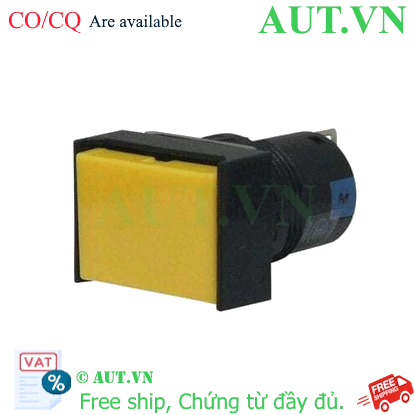 Ảnh của Nút nhấn nhả có đèn IDEC AL6H-M14Y 24VAC/DC D16 1NO+1NC (Vàng)