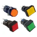 Ảnh của Nút nhấn nhả có đèn IDEC AL6H-M24SC 24VAC/DC D16 2NO+2NC (Xanh)