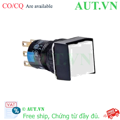 Ảnh của Nút nhấn nhả có đèn IDEC AL6Q-M14WC 24VAC/DC D16 1NO+1NC (Trắng)