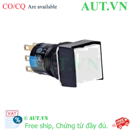 Ảnh của Nút nhấn nhả có đèn IDEC AL6Q-M14WC 24VAC/DC D16 1NO+1NC (Trắng)