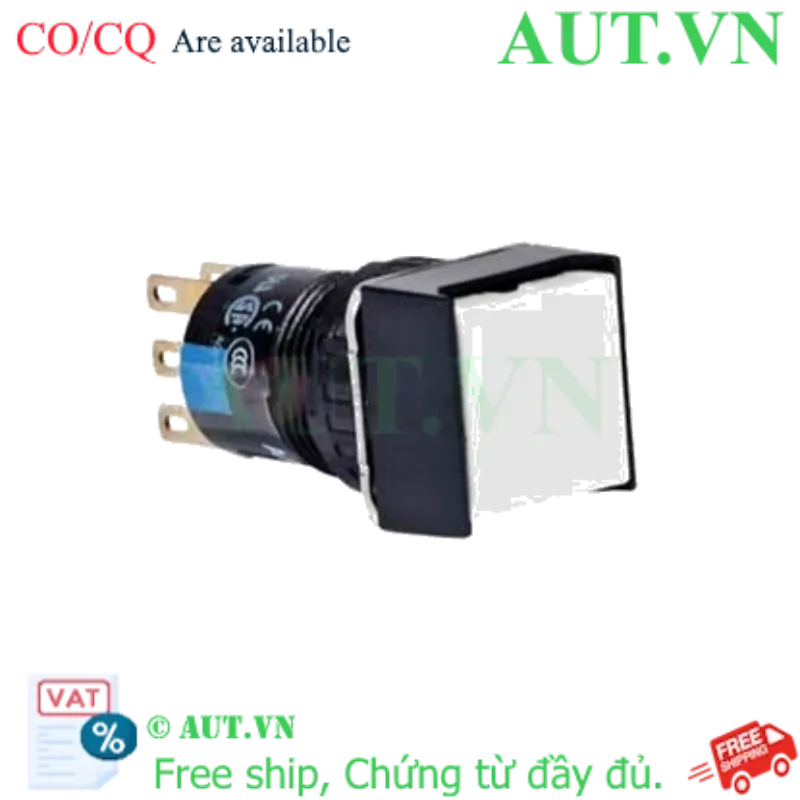 Ảnh của Nút nhấn nhả có đèn IDEC AL6Q-M14WC 24VAC/DC D16 1NO+1NC (Trắng)