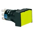 Ảnh của Nút nhấn nhả có đèn IDEC AL6Q-M14Y 24VAC/DC D16 1NO+1NC (Vàng)