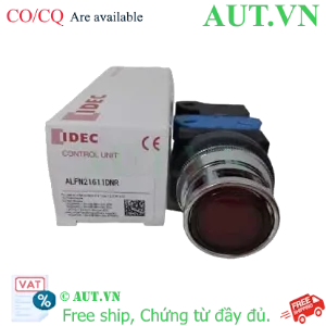 Ảnh của Nút nhấn nhả có đèn IDEC ALFN21611DNR 110VAC D30 1NO+1NC (Đỏ)
