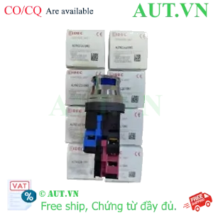 Ảnh của Nút nhấn nhả có đèn IDEC ALFN22211DNS 24VAC/DC D30 1NO+1NC (Xanh)
