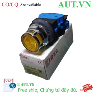 Ảnh của Nút nhấn nhả có đèn IDEC ALFN22220DNY 24VAC/DC D30 2NO (Vàng)