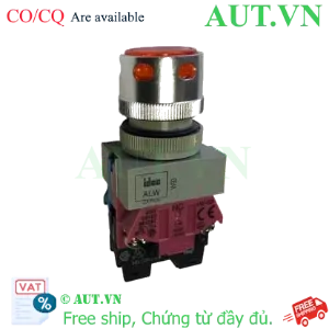Ảnh của Nút nhấn nhả có đèn IDEC ALFW22211DA 24VAC/DC D22 1NO+1NC (Hổ phách)