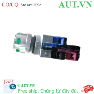 Ảnh của Nút nhấn nhả có đèn IDEC ALFW22211DG 24VAC/DC D22 1NO+1NC (Xanh)