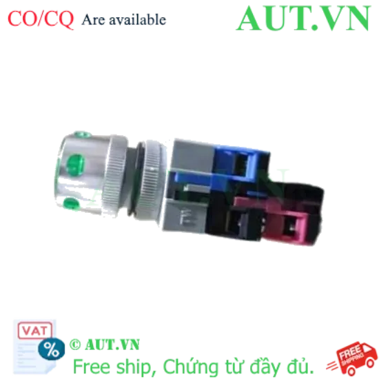 Ảnh của Nút nhấn nhả có đèn IDEC ALFW22211DG 24VAC/DC D22 1NO+1NC (Xanh)