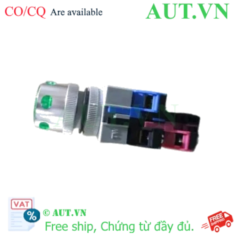 Ảnh của Nút nhấn nhả có đèn IDEC ALFW22211DG 24VAC/DC D22 1NO+1NC (Xanh)