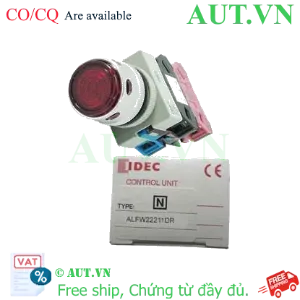 Ảnh của Nút nhấn nhả có đèn IDEC ALFW22211DR 24VAC/DC D22 1NO+1NC (Đỏ)