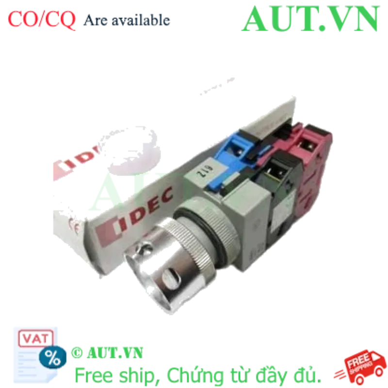 Ảnh của Nút nhấn nhả có đèn IDEC ALFW22211DW 24VAC/DC D22 1NO+1NC (Trắng)
