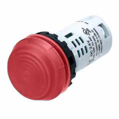 Ảnh của AP22M-2Q4R đèn báo IDEC, 24VDC, D22, màu đỏ, bảo hành