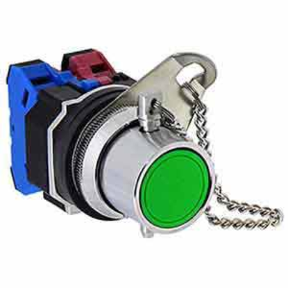 Ảnh của Nút nhấn nhả không đèn IDEC ABD8P11NG D30 1NO+1NC (Xanh)