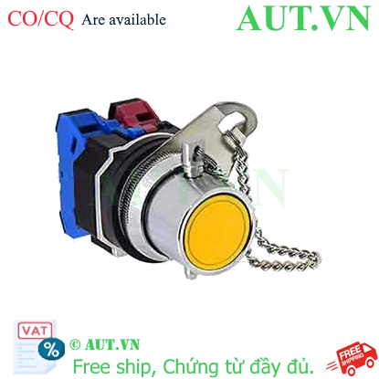 Ảnh của Nút nhấn nhả không đèn IDEC ABD8P11NY D30 1NO+1NC (Vàng)