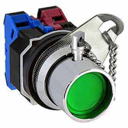 Ảnh của Nút nhấn nhả không đèn IDEC ABD8PN11NG D30 1NO+1NC (Xanh)