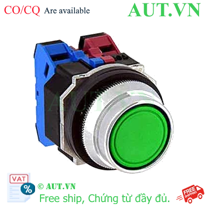 Ảnh của Nút nhấn nhả không đèn IDEC ABFD202NG D30 2NC (Xanh)