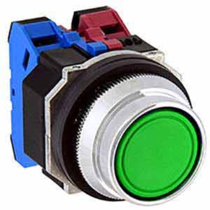 Ảnh của Nút nhấn nhả không đèn IDEC ABFD202NG D30 2NC (Xanh)