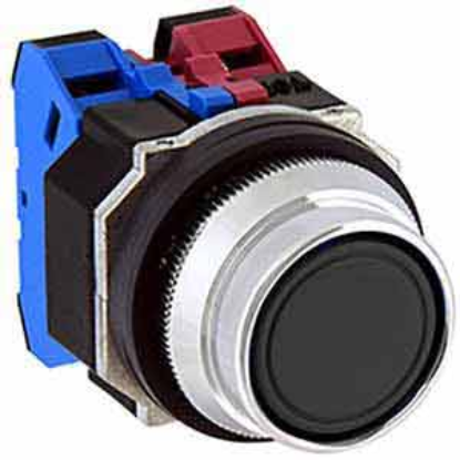 Ảnh của Nút nhấn nhả không đèn IDEC ABFD211NB D30 1NO+1NC (Đen)