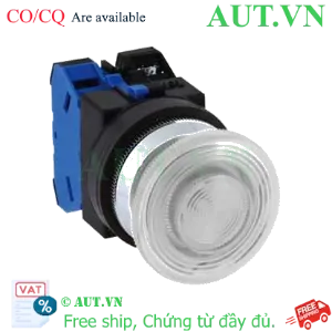 Ảnh của Nút nhấn nhả có đèn IDEC ALN31611DNPW 110VAC D30 1NO+1NC (Trắng)
