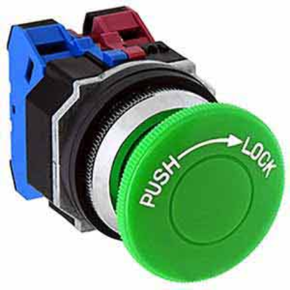 Ảnh của Nút nhấn nhả không đèn IDEC AJD322NG D30 2NO+2NC (Xanh)