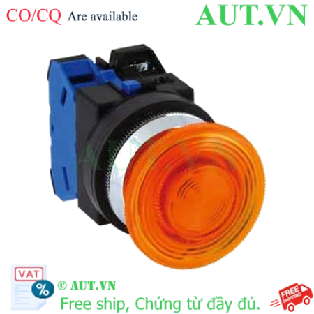 Ảnh của Nút nhấn nhả có đèn IDEC ALN32211DNA 24VAC/DC D30 1NO+1NC (Hổ phách)