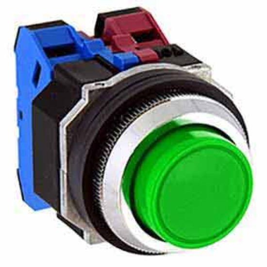 Ảnh của Nút nhấn giữ không đèn IDEC AOD201NG D30 1NC (Xanh)