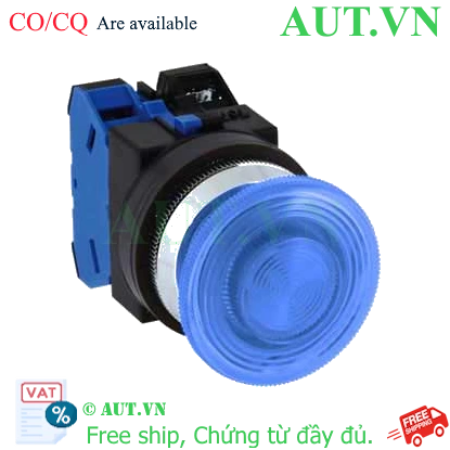 Ảnh của Nút nhấn nhả có đèn IDEC ALN32620DNS 220VAC D30 2NO (Xanh)