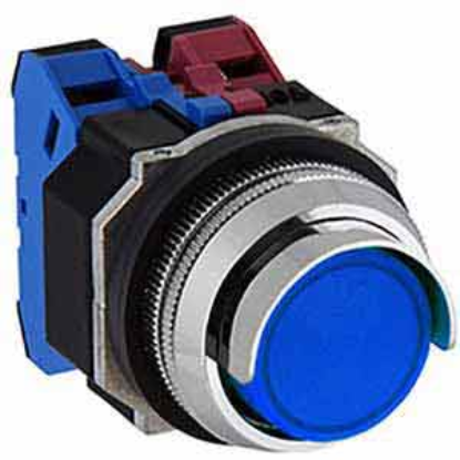 Ảnh của Nút nhấn giữ không đèn IDEC AOGD202NS D30 2NC (Xanh)