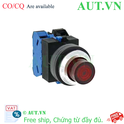 Ảnh của Nút nhấn nhả có đèn IDEC ALS21611DNPW 110VAC D25 1NO+1NC (Trắng)