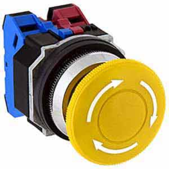 Ảnh của Nút nhấn nhả không đèn IDEC AVD301NY D30 1NC (Vàng)