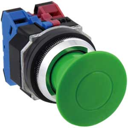 Ảnh của Nút nhấn nhả không đèn IDEC AYD3111NG D30 1NO+1NC (Xanh)